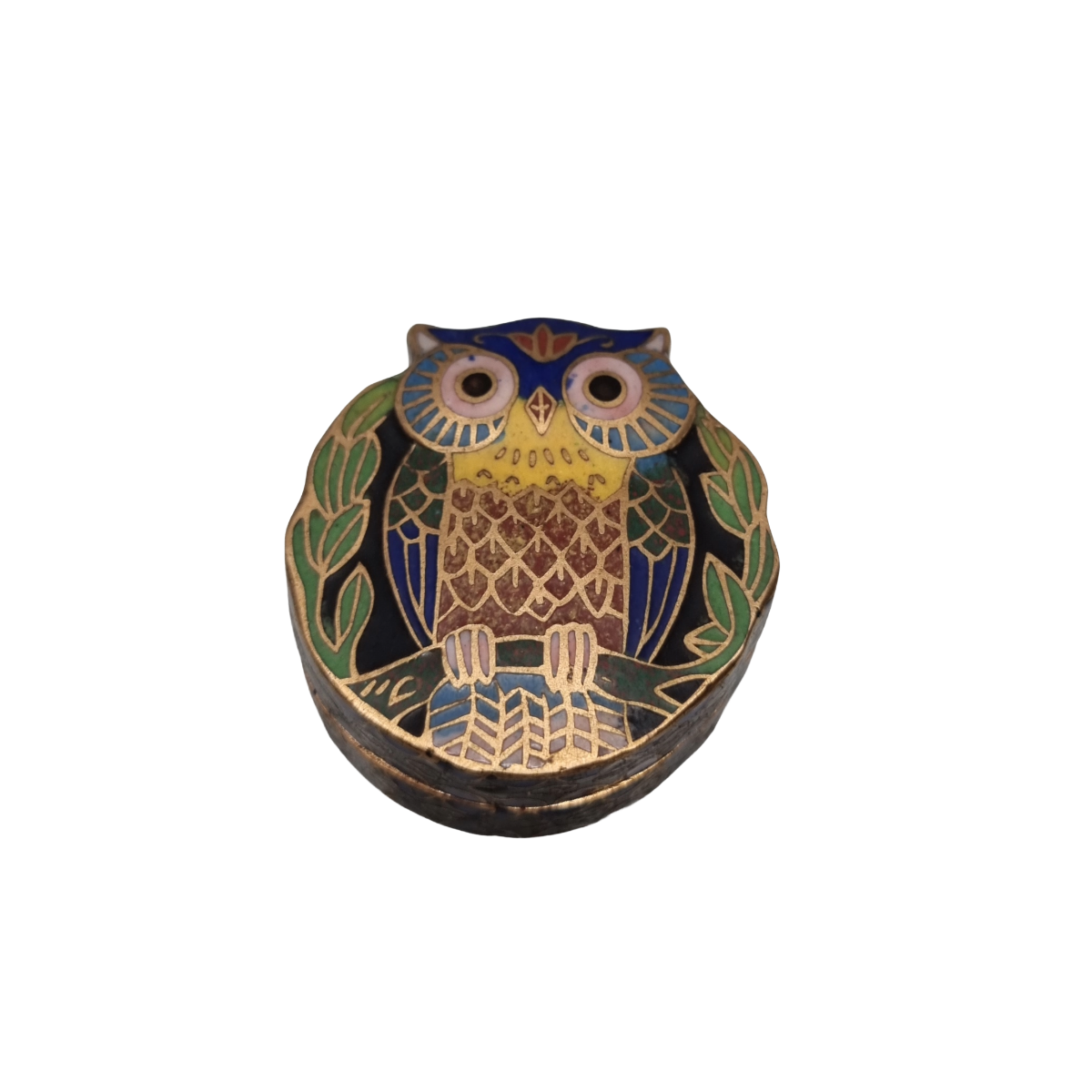Cloisonné Sieradendoosje Uil image 2
