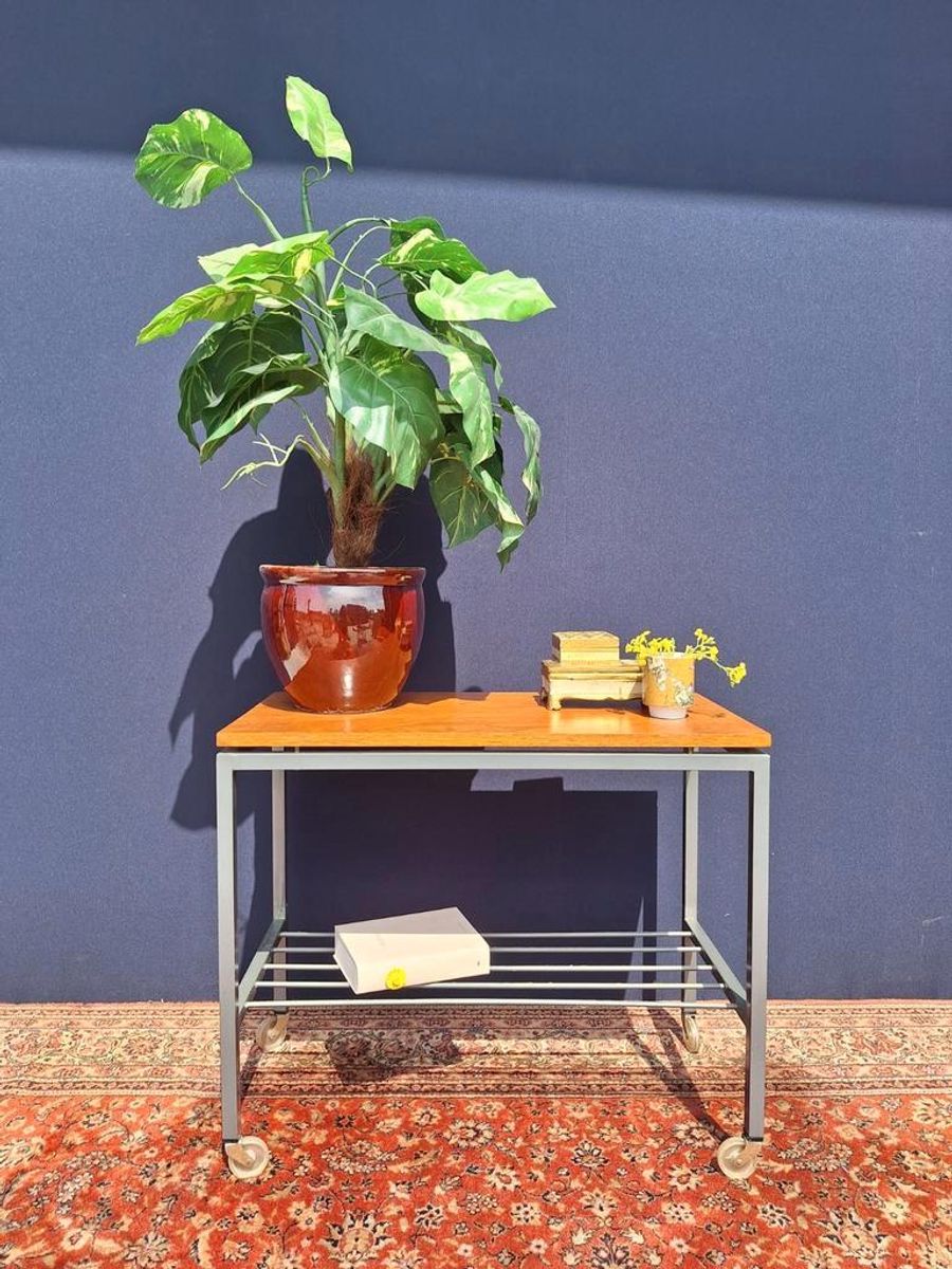 Vintage Design Trolley Verrijdbaar Bijzettafeltje Tafeltje image 2