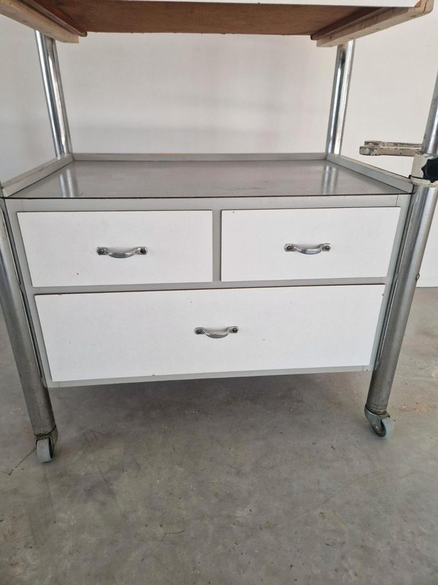 Vintage Bauhaus Stijl Tandarts Trolley image 4