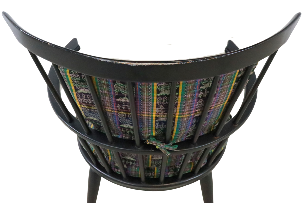 Vintage Stoel Spijlenstoel Fauteuil image 7