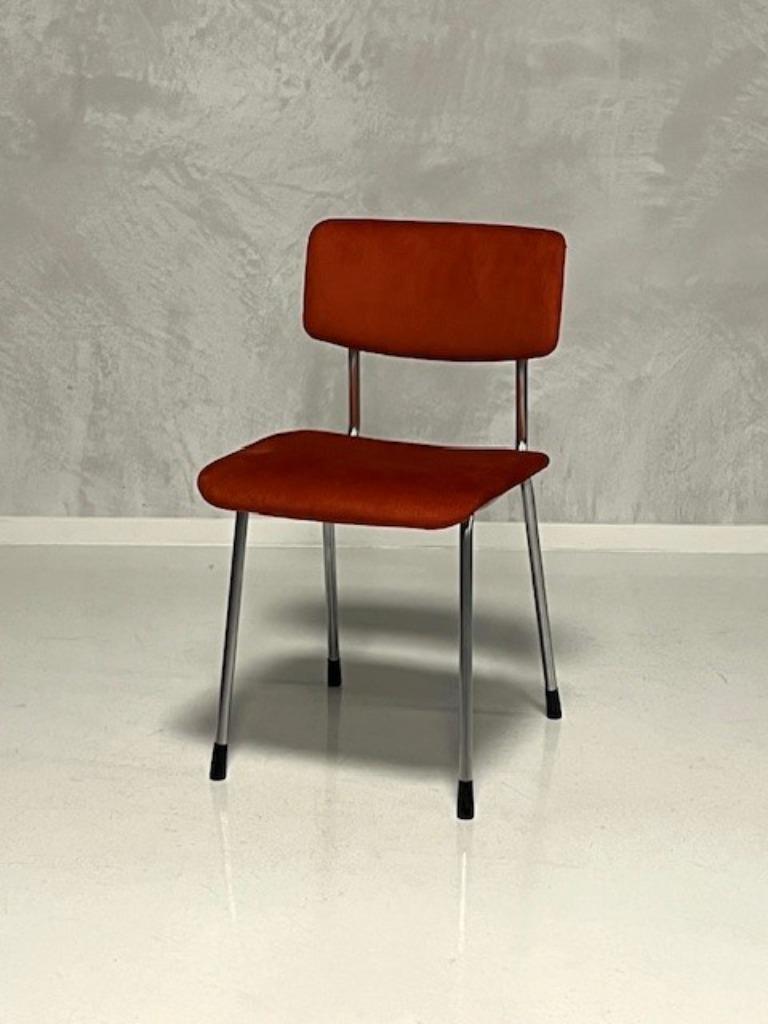 Gispen 1231 Eettafelstoel Vintage Eetkamerstoel Terra image 2