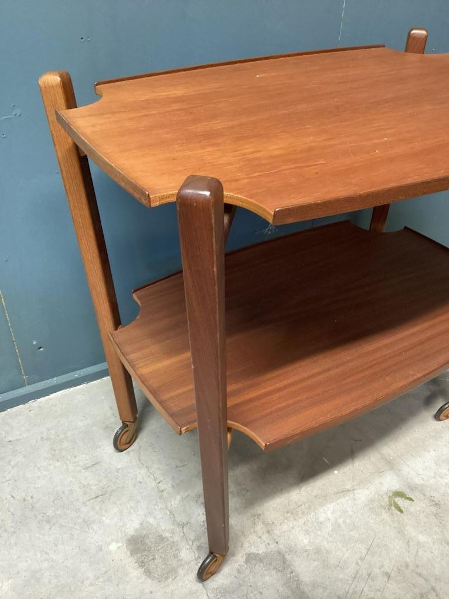 Teak Serveerwagen image 4