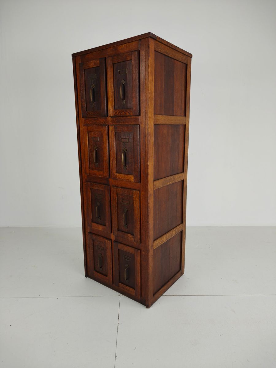 Antieke Eikenhouten Archiefkast – Ca. 1900–1920 image 4