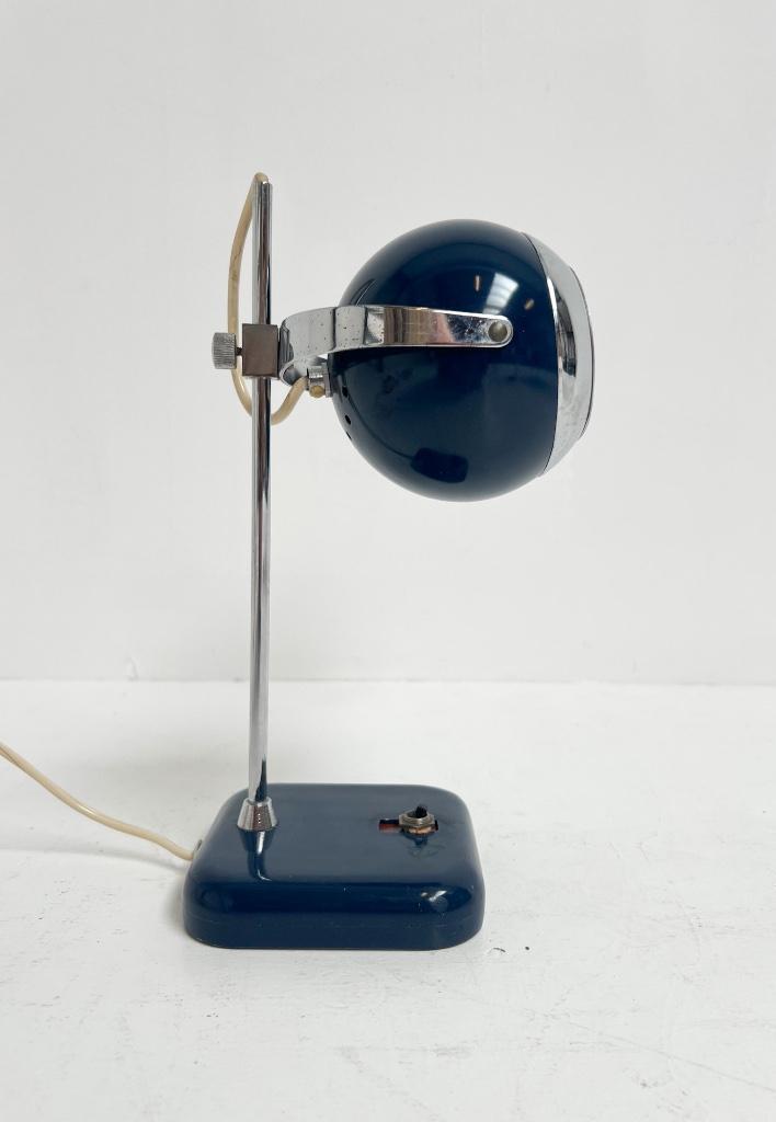 Blauwe Guzzini Brumbry Tafellamp, 1960’s image 3