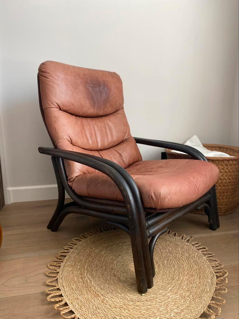 Vintage Manou Rotan Fauteuil image 11