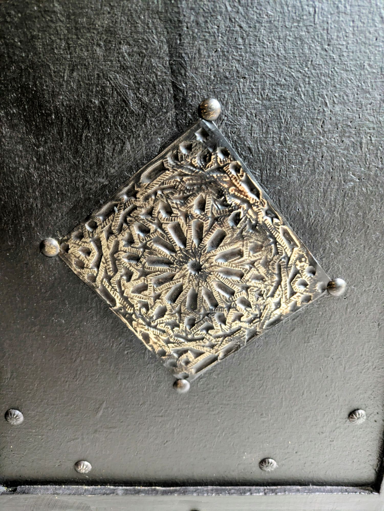 Zwart Indiaas Boho Kastje Met Ornamenten image 11