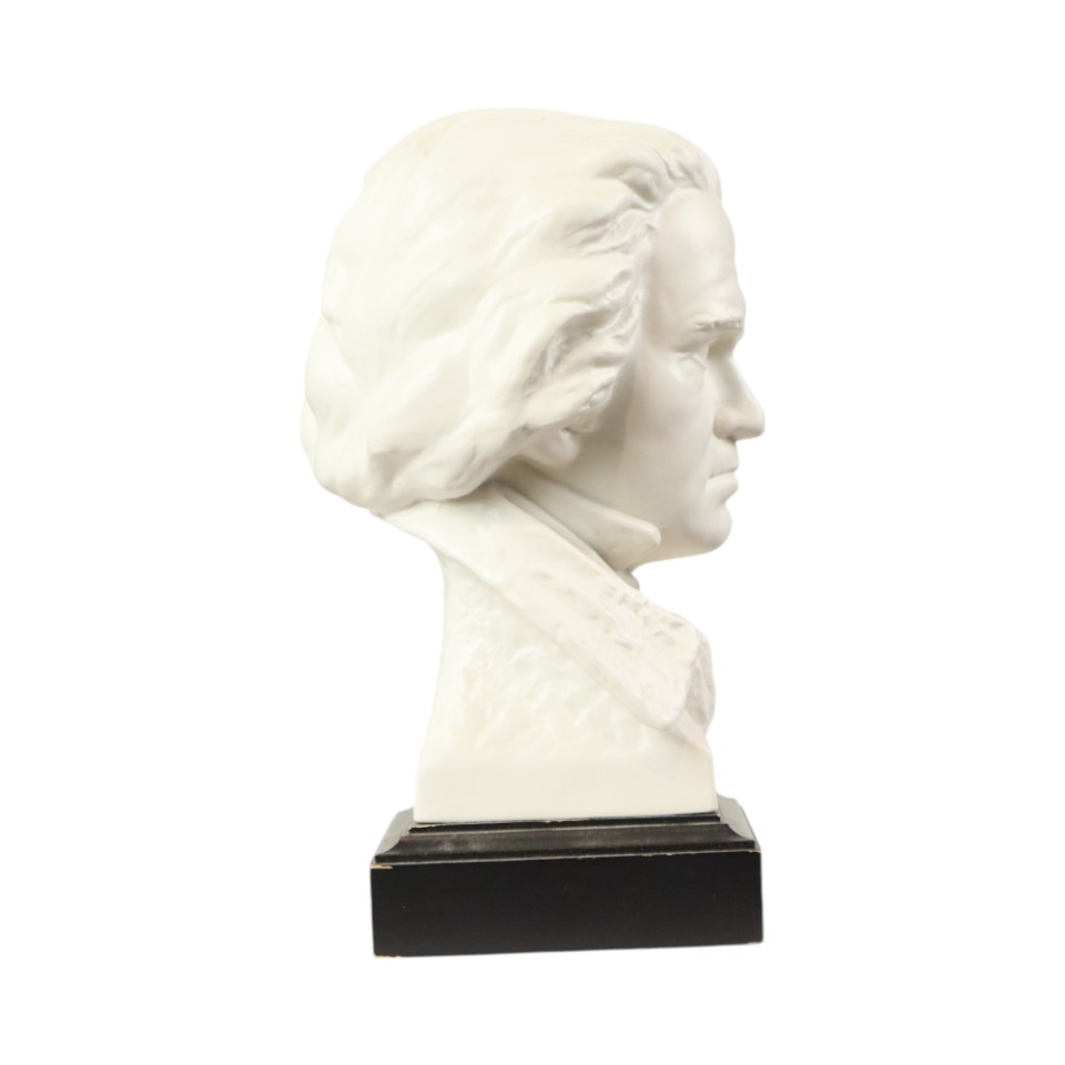 Vintage Buste Beethoven Biscuit Porselein Goebel Bochmann image 7