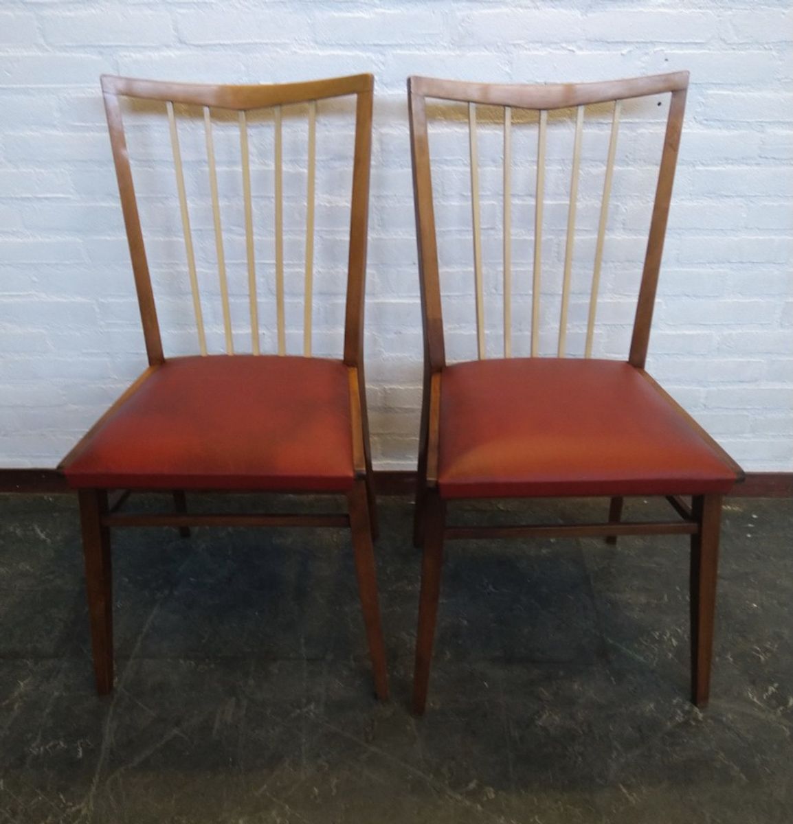 2 Vintage Design Stoelen '60 image 6