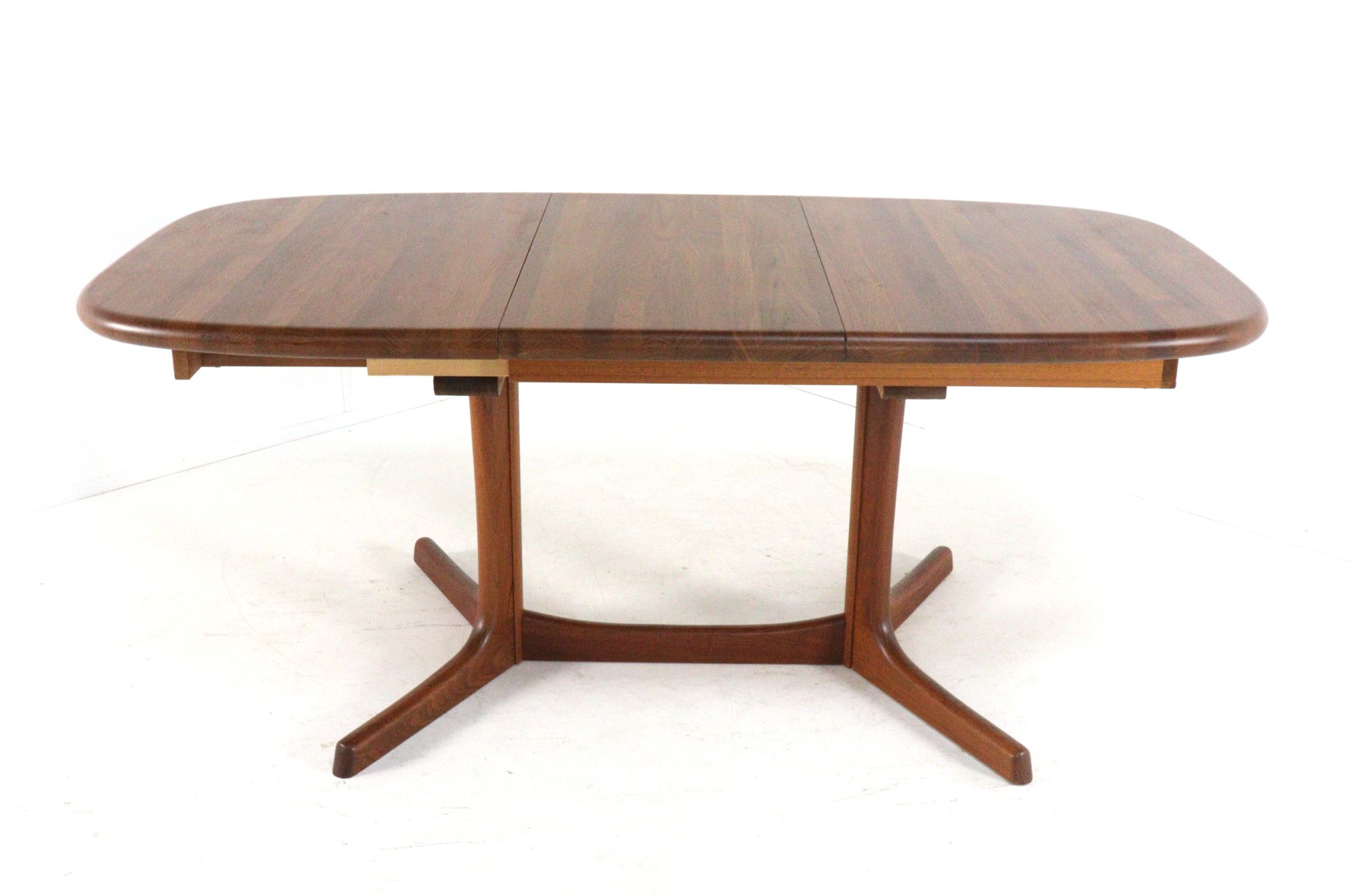 dyrlund Ovalen 1x Verlengbare Eettafel Massief Teak Vintage Deens image 15