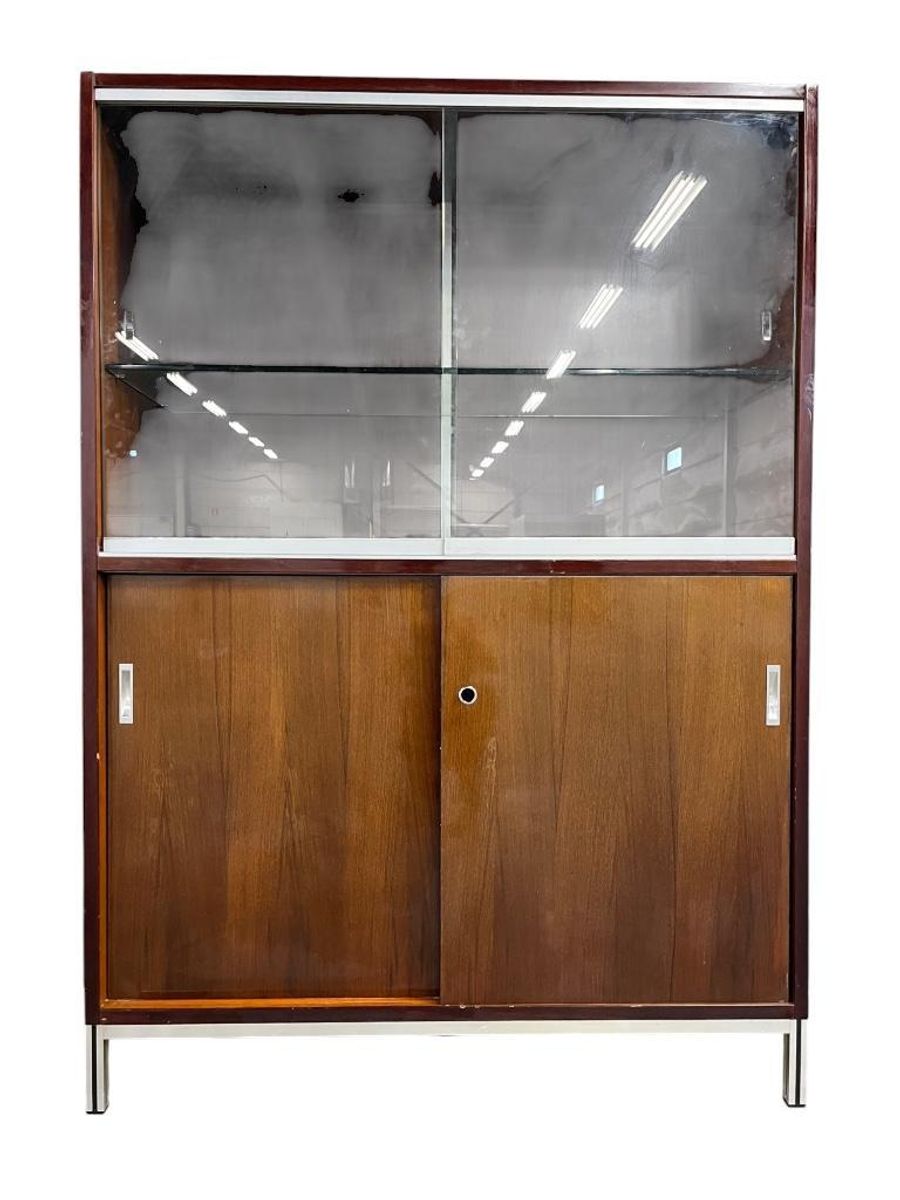 Vintage Vitrinekast / Barkast / Kast Met Etagere image 4