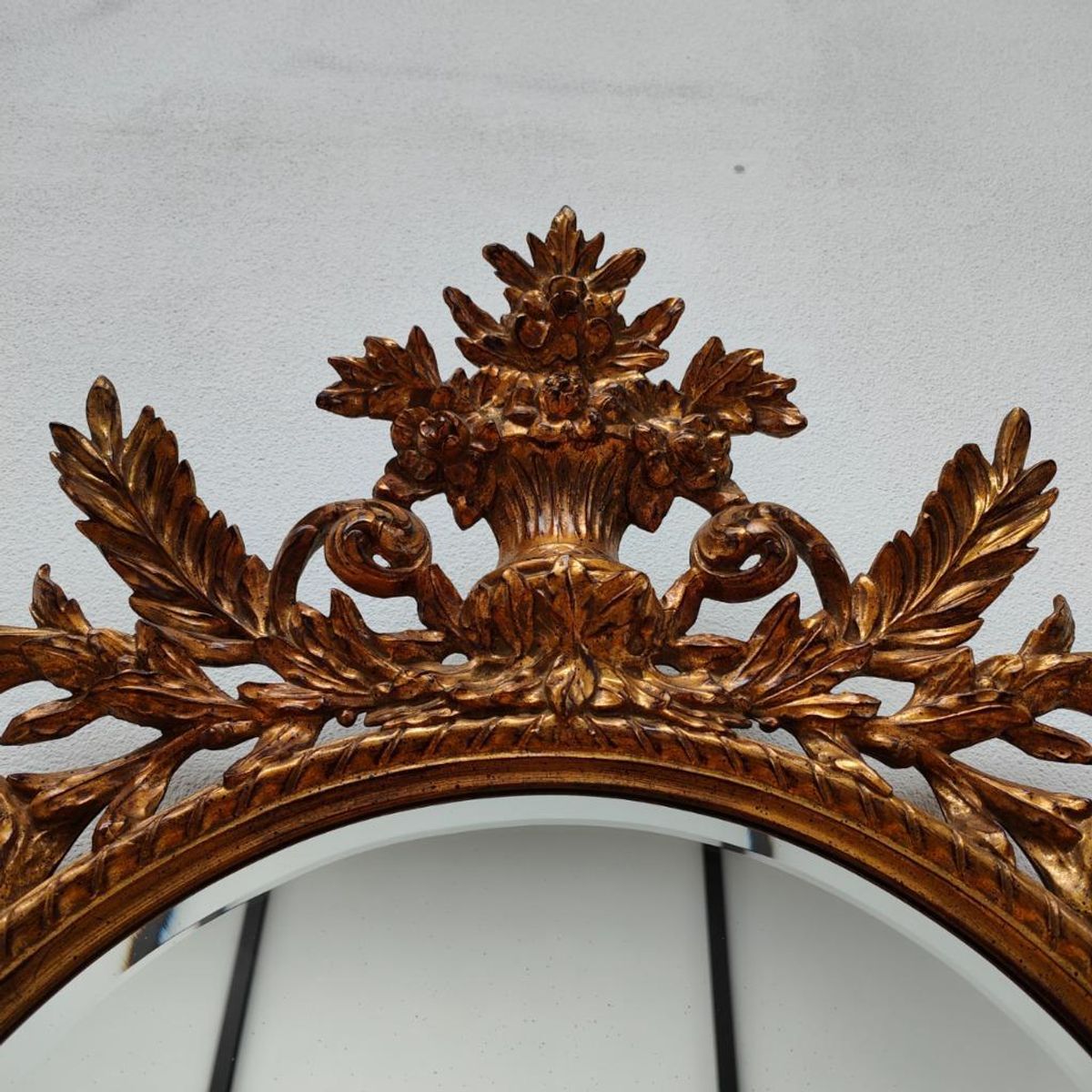 Grote Vintage Barok Brocante Rococo Spiegel Schouwspiegel 01 image 4