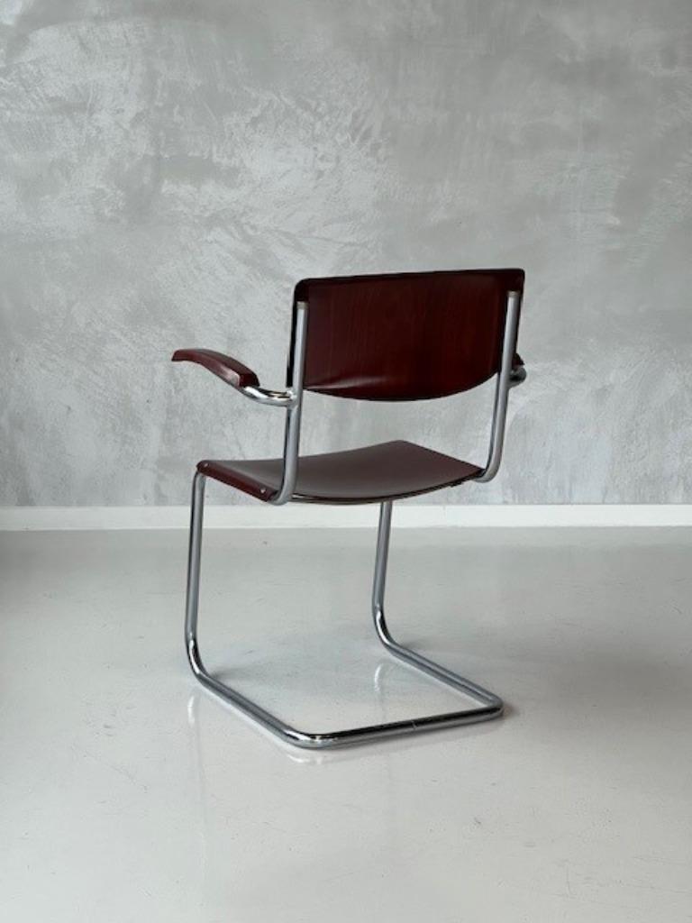 Bremshey & Co Sledestoel Vintage Buisframe Stoel Bauhaus image 5