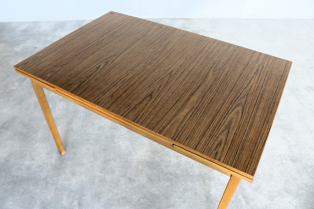 Vintage Eettafel | Tafel | Jaren 60 | Uitschuifbaar | Zweeds image 6