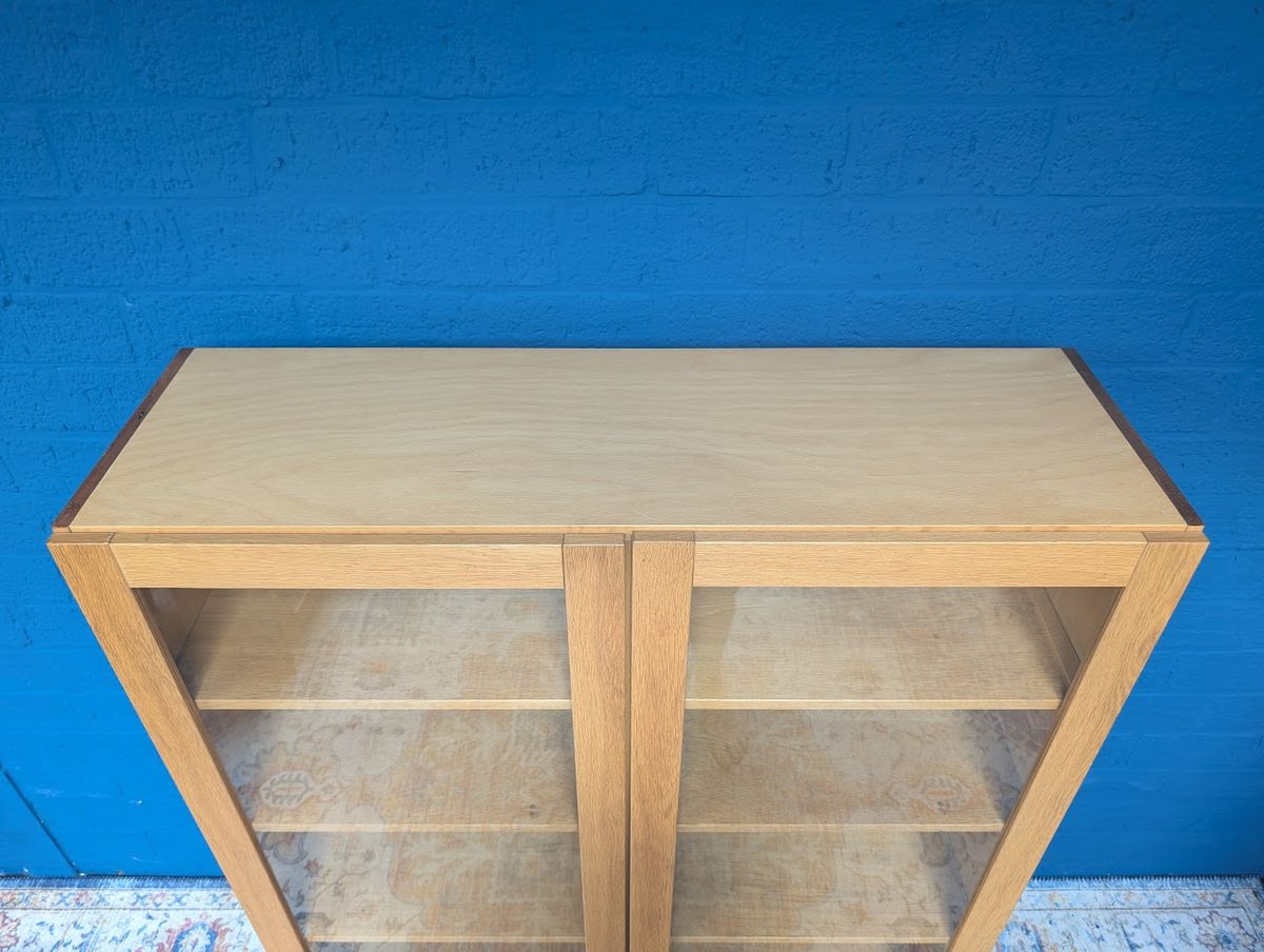 Vintage Eiken Vitrinekast, Deens Design image 9