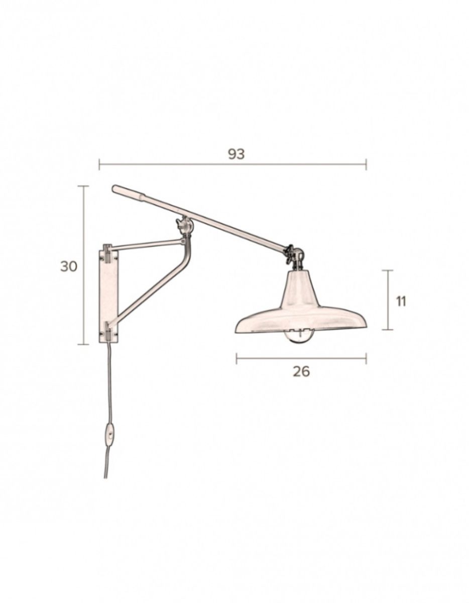 2x Wandlamp Hector | DUTCHBONE image 1