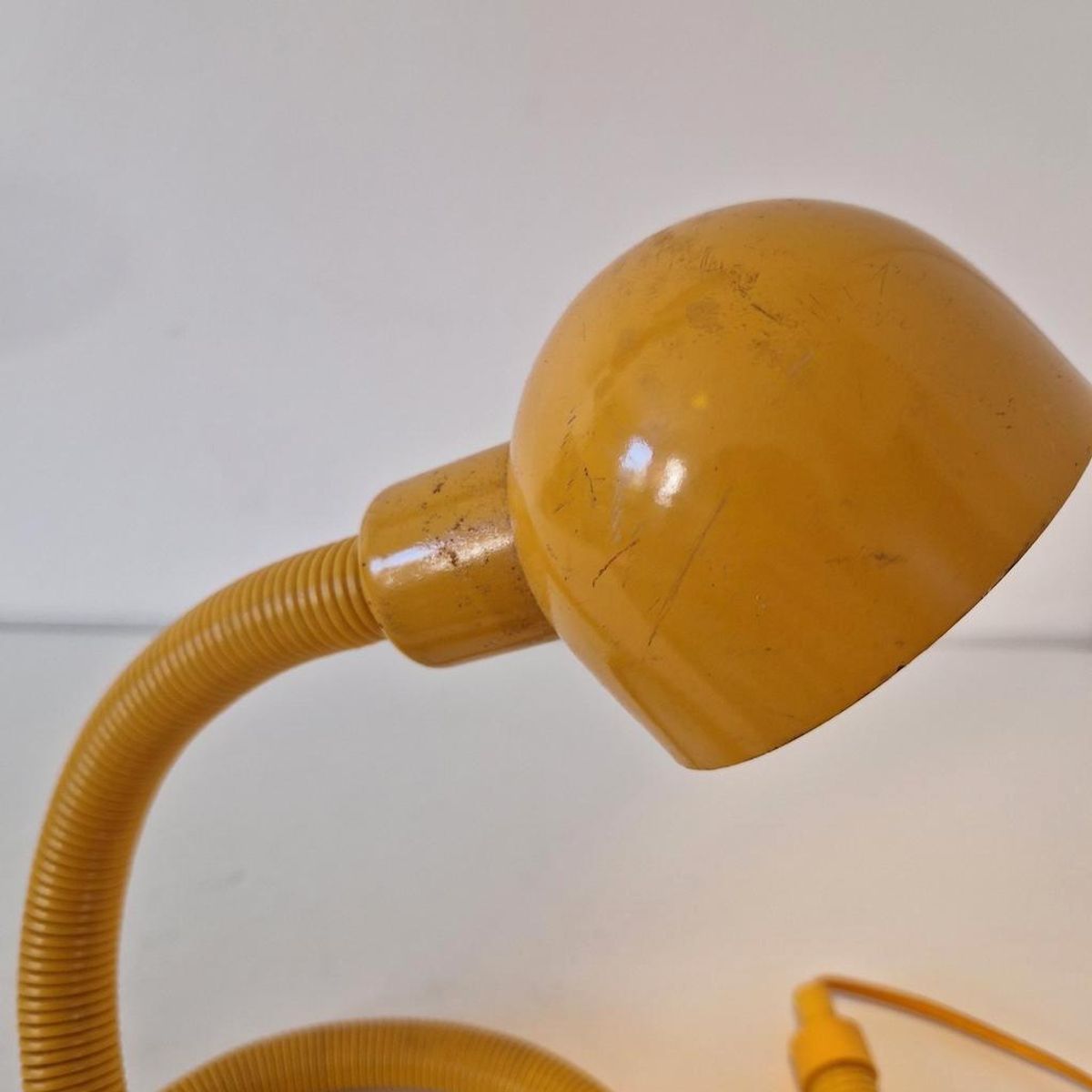 Hebi Tafellamp Snake Light Gele Slang Lamp Vintage Design image 6