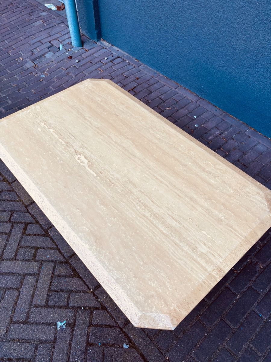 Vintage Travertin Salontafel image 5