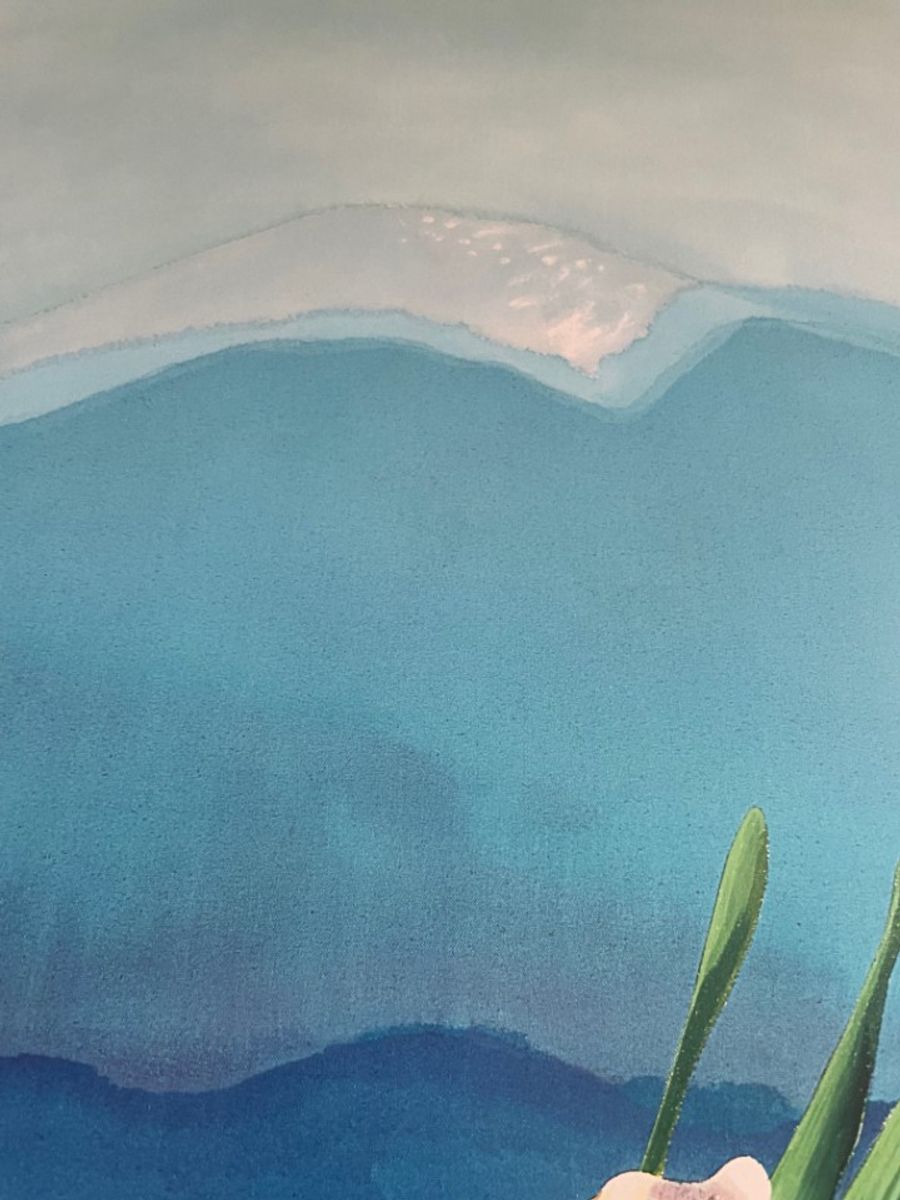 David Hockney, Mount Fuji And Flowers, 1972 image 5