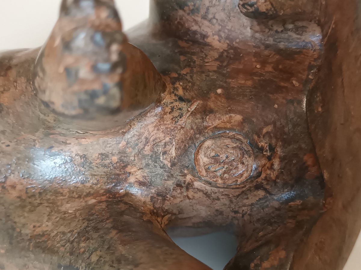 Bronzen Zittende Beer Pierre Chenet image 6