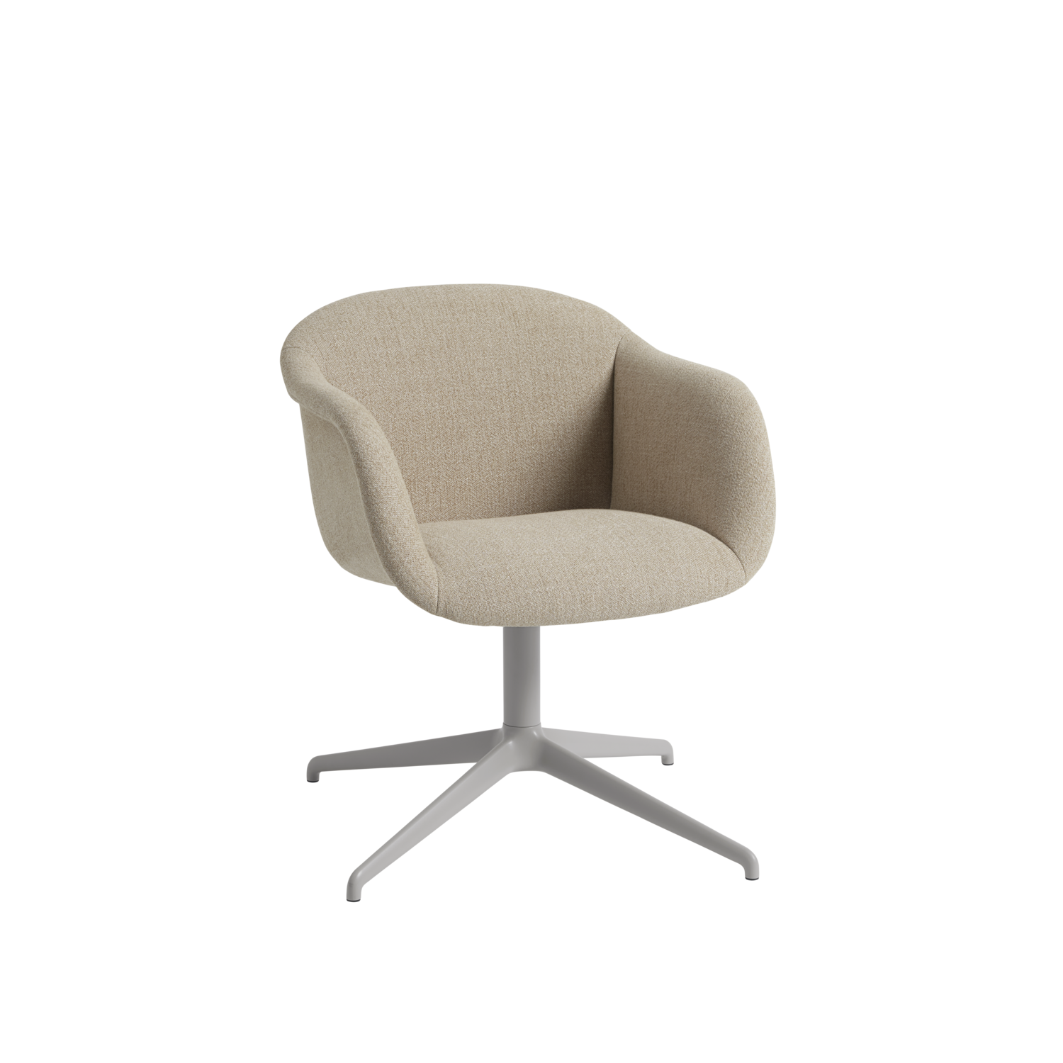 Muuto / Fiber Armchair / Swivel Base Grey/ Ecriture 240 image 2