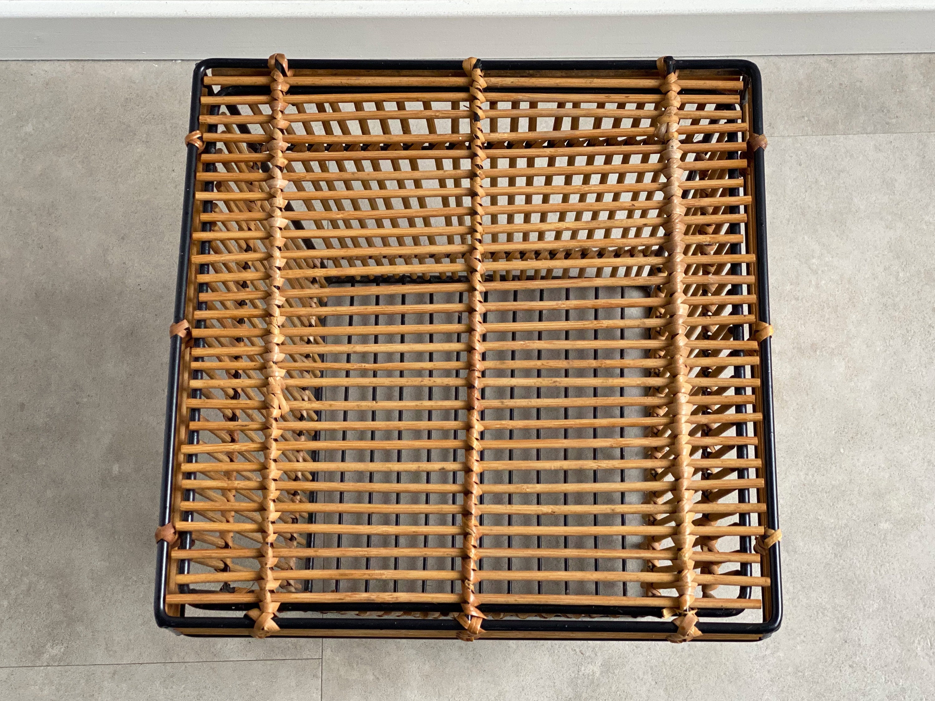 Mid Century Rohe Noordwolde Rotan Mand image 5
