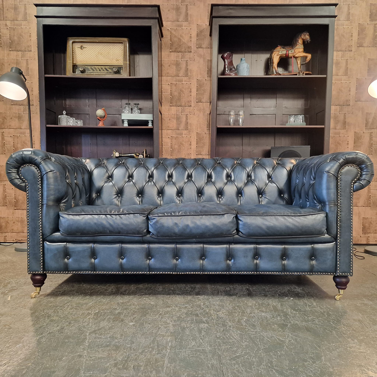 Chesterfield Ingleton 3-zits - Antiek Blauw image 9
