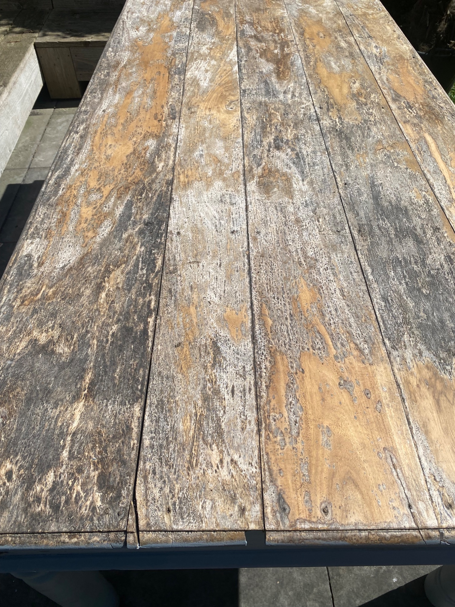 Massief Houten Tafel Met Afschroefbare Poten image 4