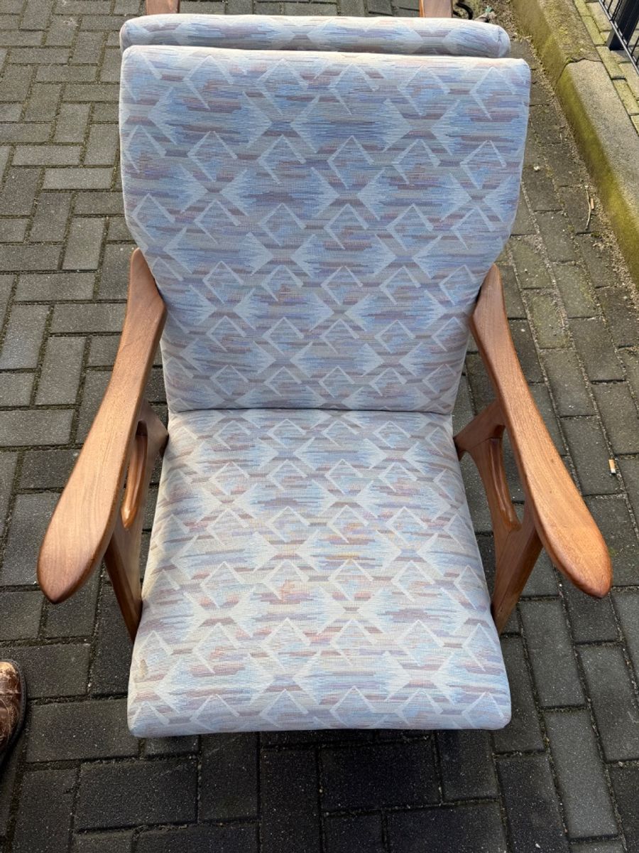 Set Van 2 Vintage Relax Stoelen image 9