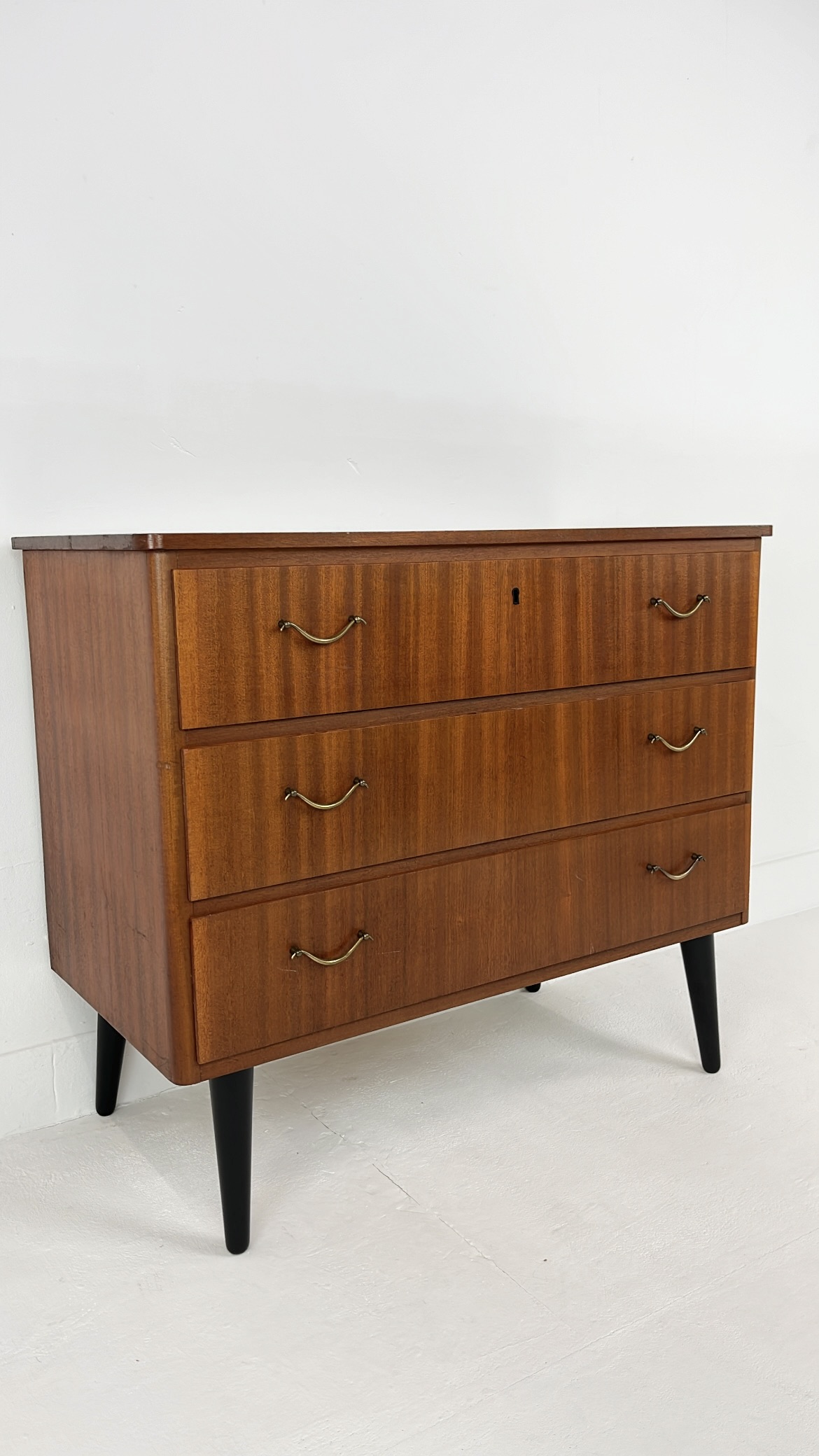 Scandinavisch Vintage Teak Fineren Ladekast Stenvo image 3