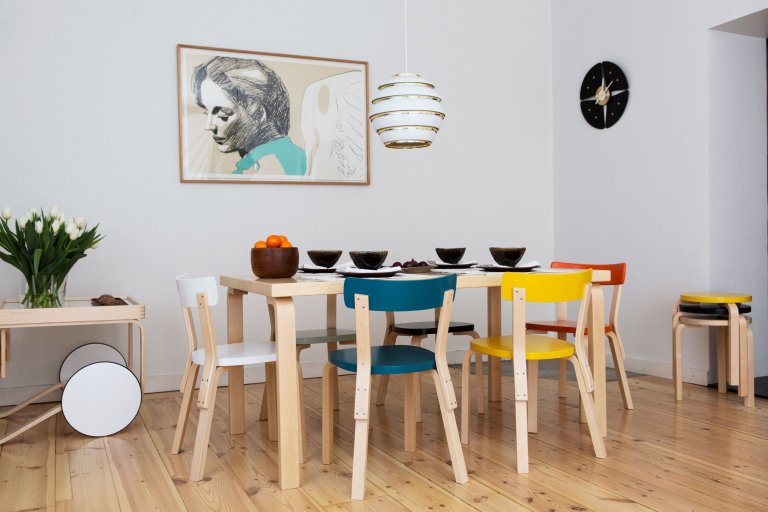 Artek Aalto A331 Hanglamp Ø33 Wit, Verchroomde Ringen image 12