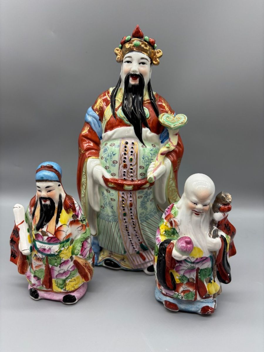 Set Chinese Goden Fu Lu Shou image 17