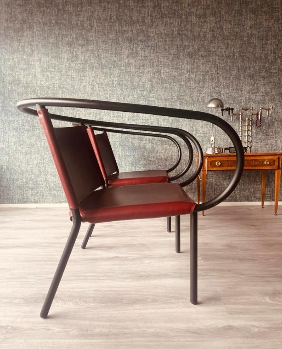 2x Danish Design- Afteroom Lounge Chair, Cognac Leather, Menu image 13