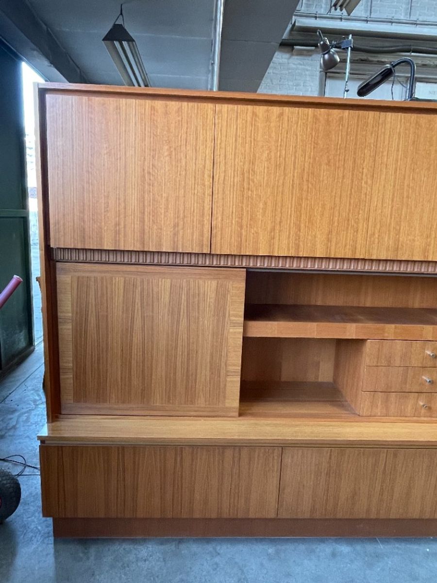Vintage Zweeds Wandmeubel / Highboard. Royal Board 1970's image 20