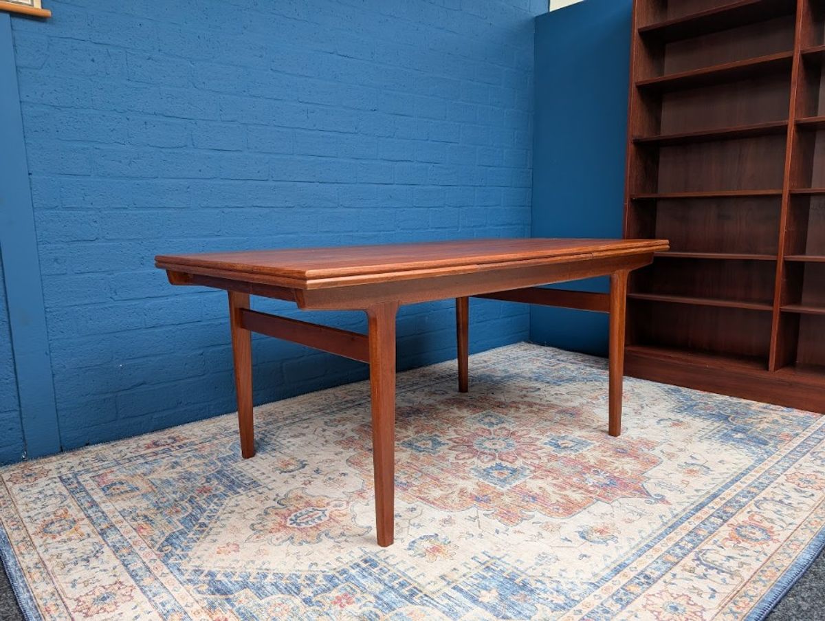 Vintage Verlengbare Eettafel, Deens Design Uit De Jaren 60 image 3