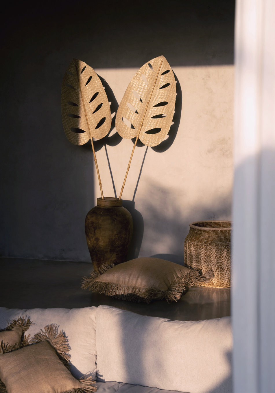 De Jute Bonita Kussenhoes - Naturel - 40x40 image 4