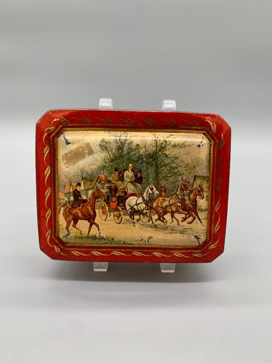 Vintage Blik Albert Heijn Paarden En Koets image 3