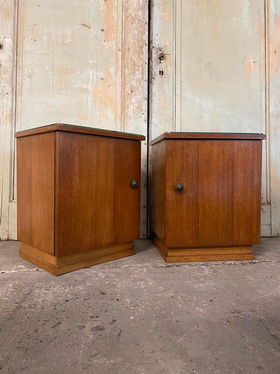 Set Art Deco Kastjes. Met Glasplaat En Bijzondere Details. image 2