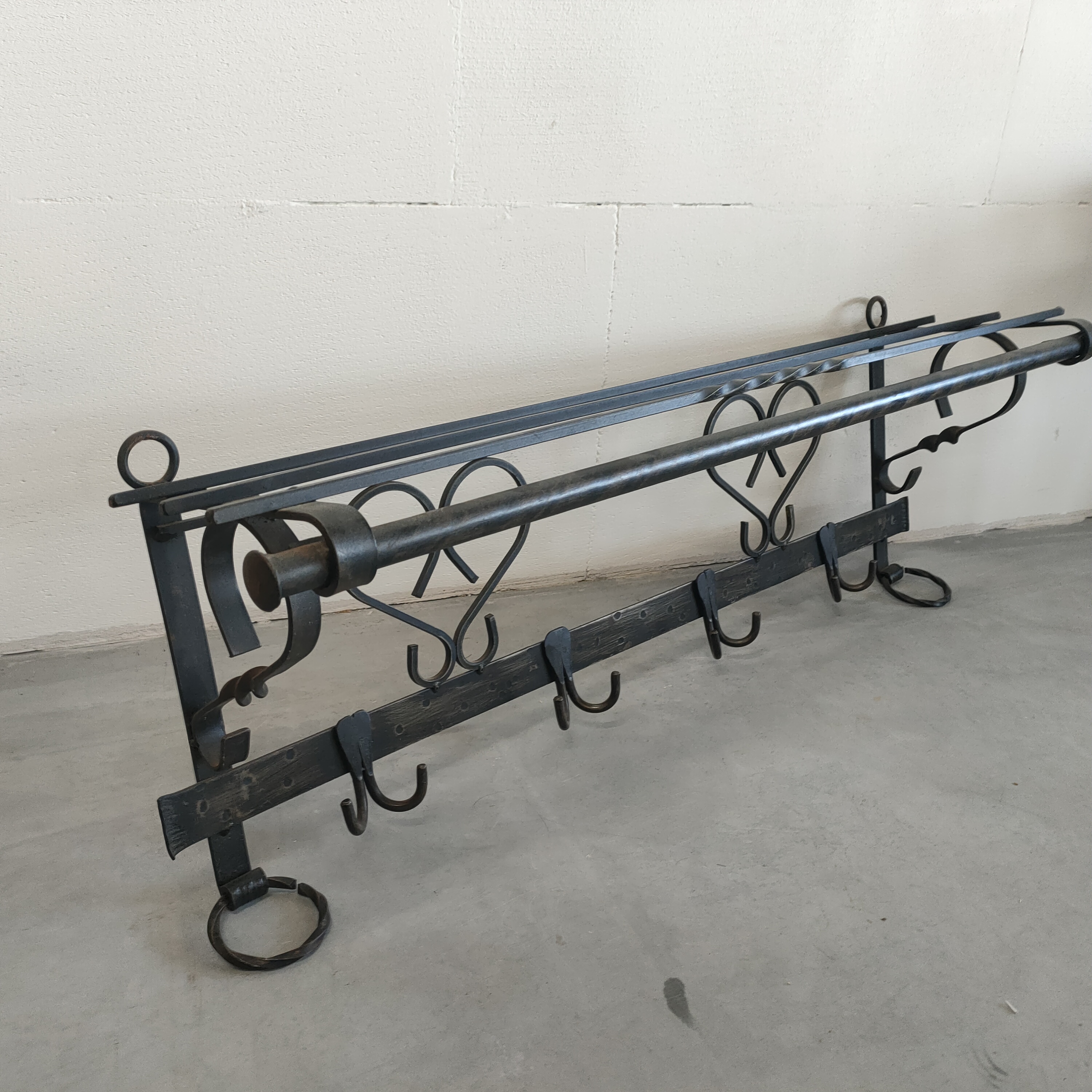 Metalen Vintage Kapstok Met Muurbevestiging image 4