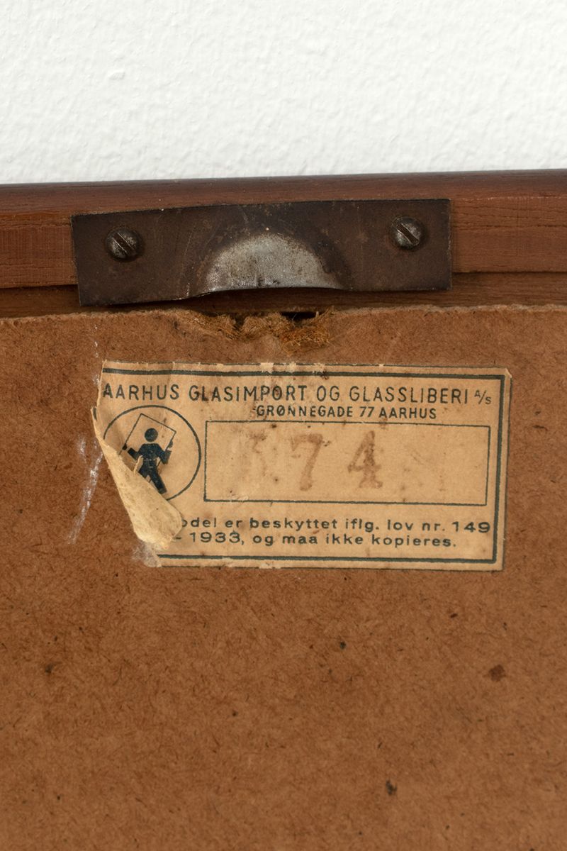 Deense Vintage Spiegel image 5