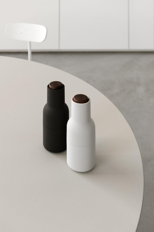 Audo Copenhagen Bottle Grinder Peper- En Zoutmolen Ash/carbon Beuken image 3