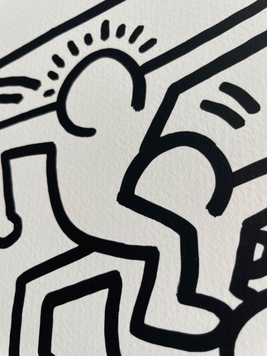 Keith Haring (1958-1990). Untitled,1984, Copyright Keith Haring Foundation, Printed In The Uk image 10