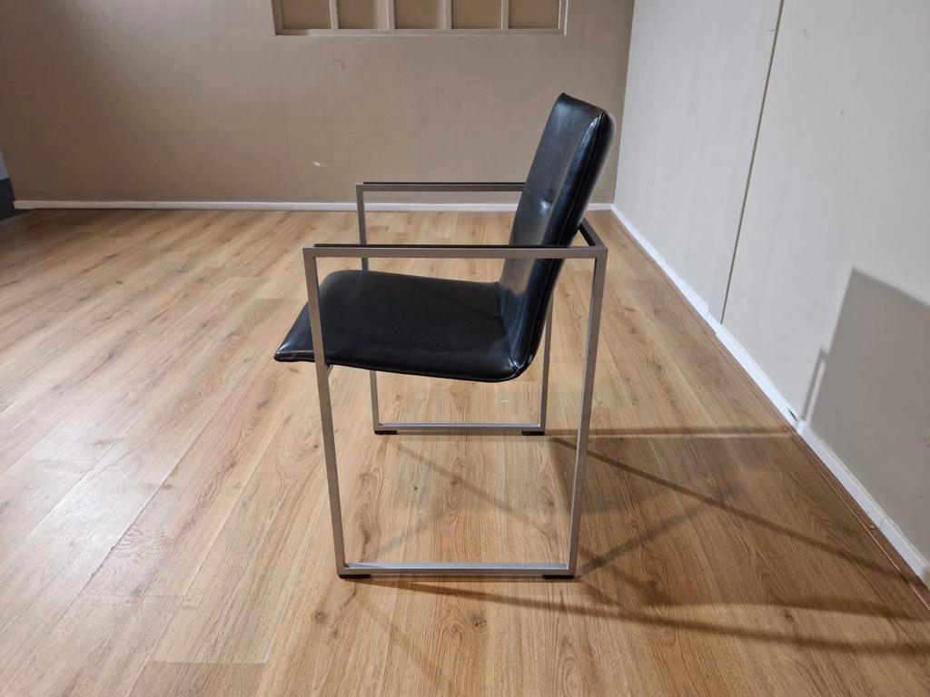 4X Arco Frame - Eetkamerstoelen - Zwart - Leder - Design image 7