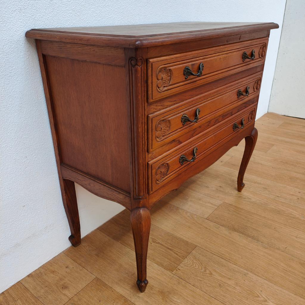 Vintage Queen Ann Ladekastje, Commode Dressoir Ladekast Nachtkastje 110 image 12