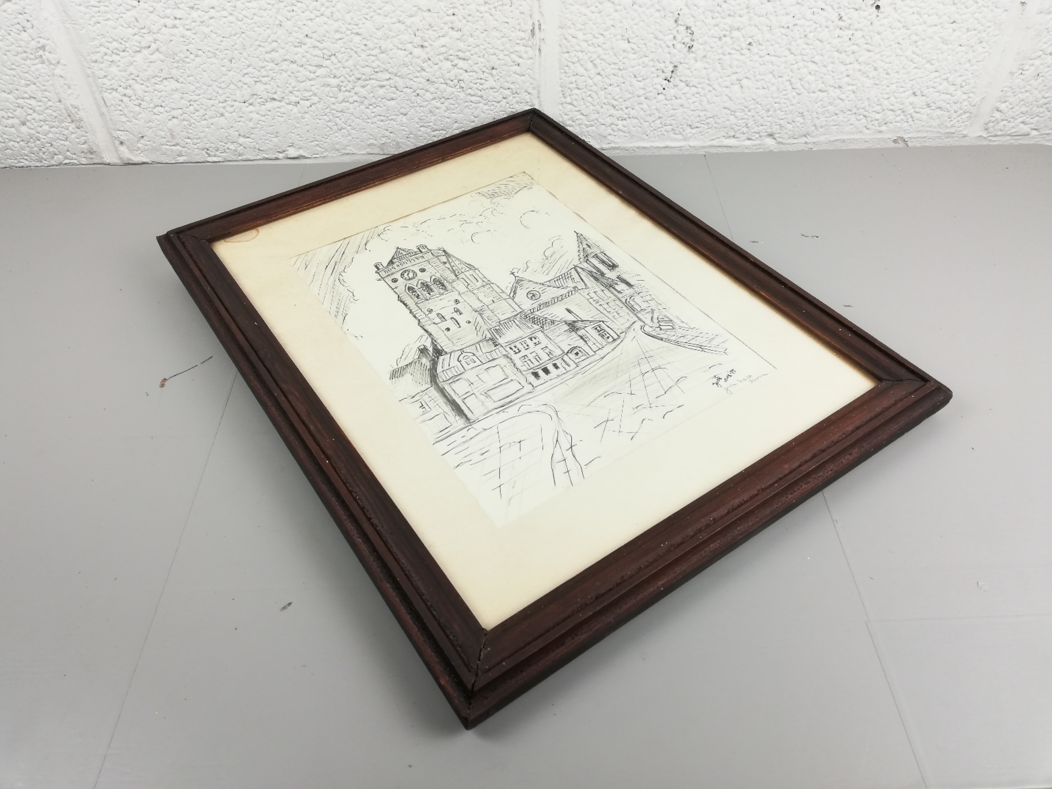 José - Pentekening Grote Markt Veurne - 1975 image 4