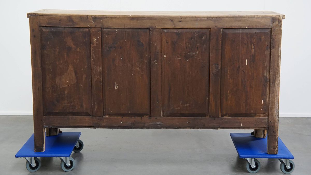 Geweldig Antiek Engels Dressoir/ Side Table/ Balie/ Kookeiland Uit Begin 19e Eeuw image 4