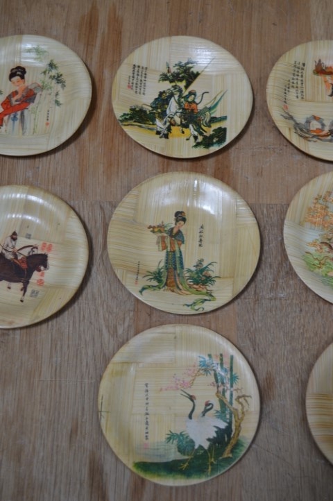 Aperatiefbordjes Van Bamboe Retro 8 Stuks image 4
