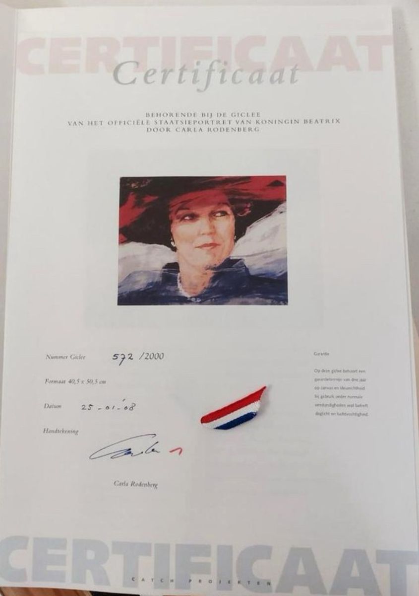 Carla Rodenberg (1941) - (toenmalig) Koningin Beatrix image 3