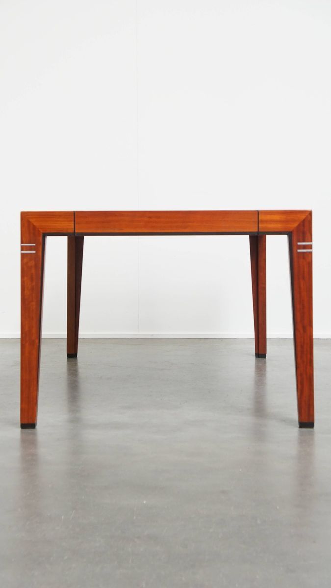 Prachtige Art Deco Set Bestaande Uit Een Eettafel En 4 Eetkamerstoelen Van Schuitema image 3