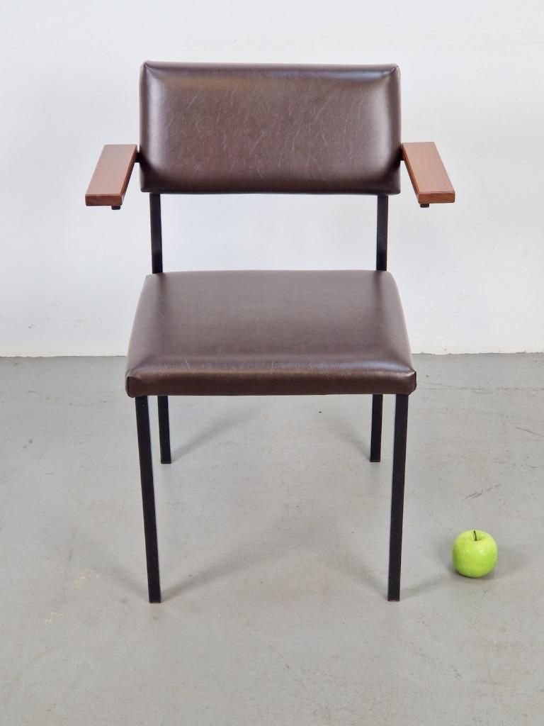 Vintage Stoel Se 21 Spectrum Martin Visser ‘60 Tubular Teak image 4