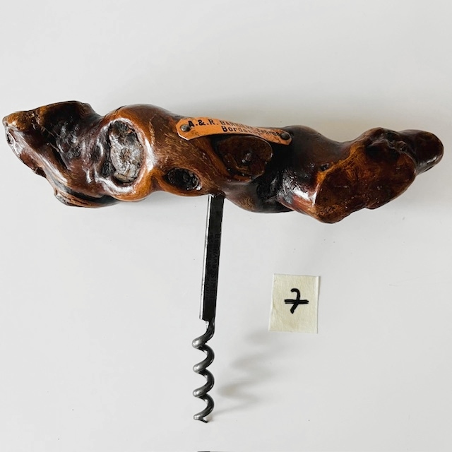 Vintage Franse Bernard Siret Kurkentrekker 7 Wortelhout Wijnstok 1930’s image 3